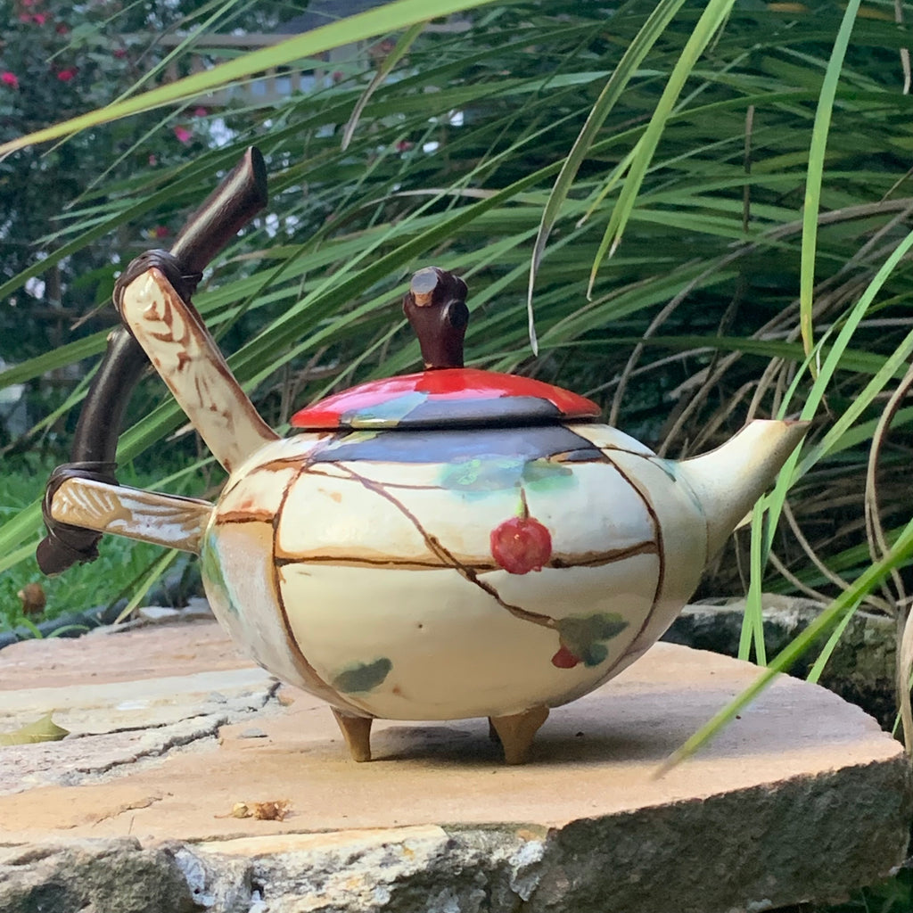 Cherry Teapots + Manzanita Handles